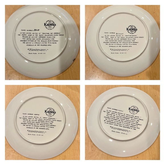 Knowles Vintage Little Orphan Annie Collector's Plates with Family Scenes - Picture 2 of 2